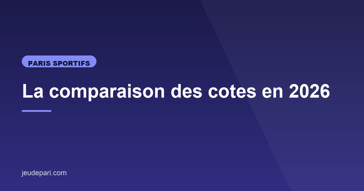 Illustration de l'article consacré à la comparaison des cotes