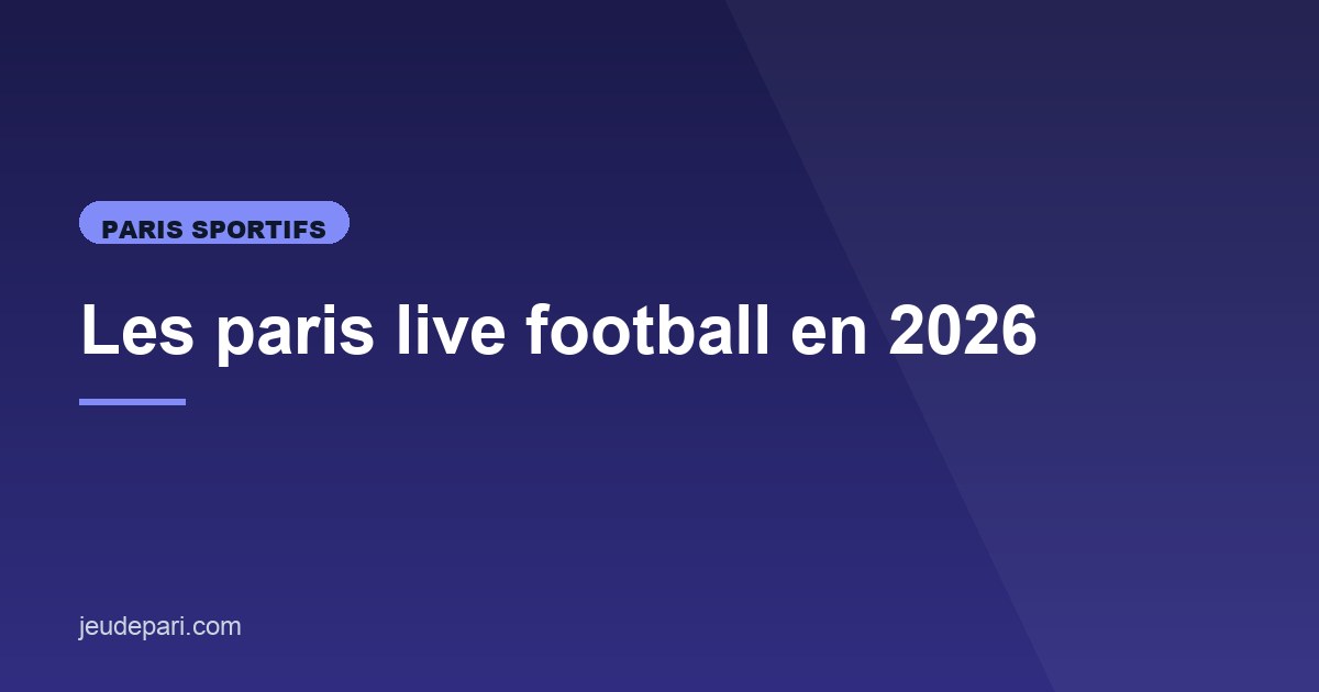 Illustration de l'article consacré aux paris live football
