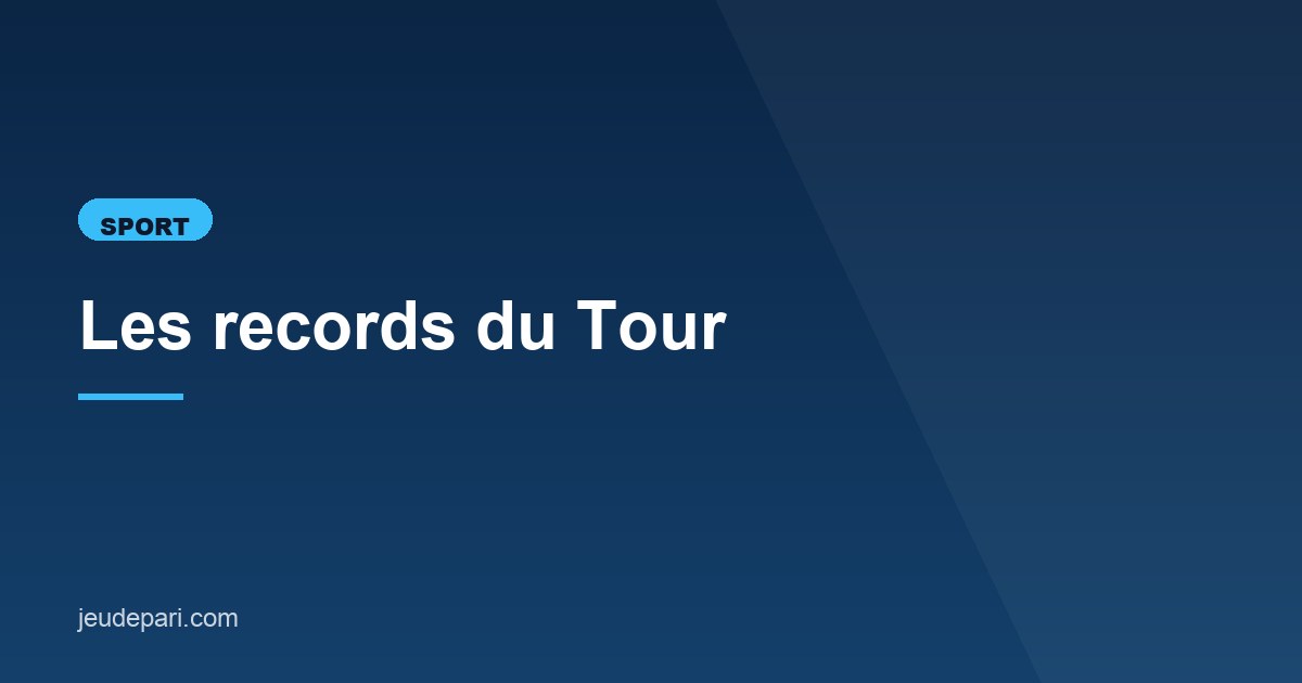 Illustration de l'article consacré aux records du Tour